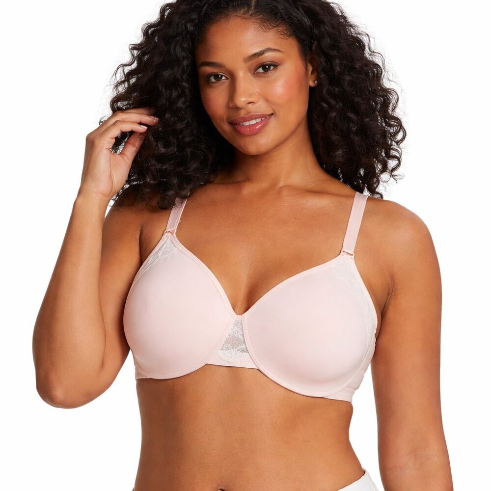 38C Olga Cloud 9 Underwire 2-Ply Minimizer Bra Rosewater